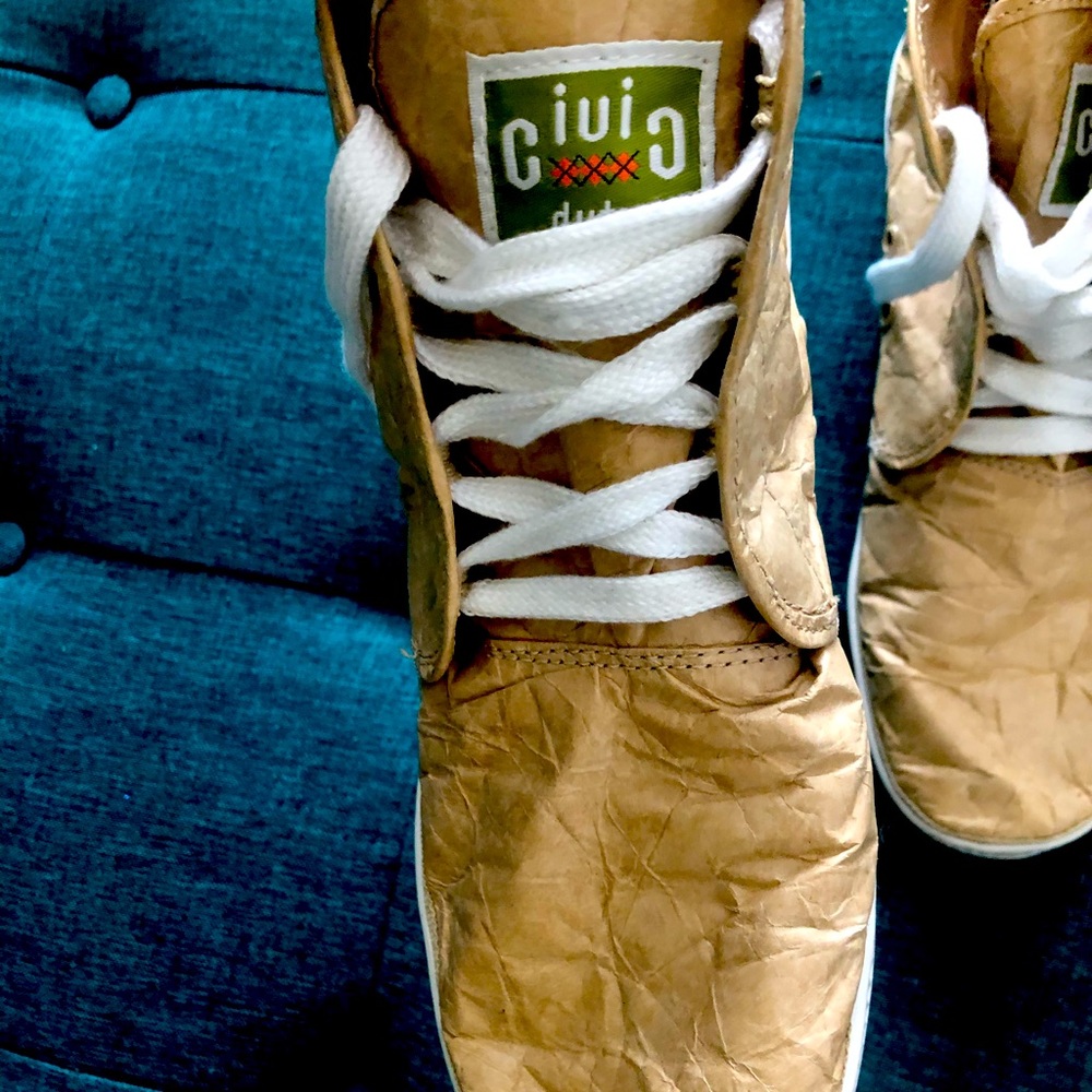 Paper shoes civic duty worn once